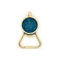 thumbnail image 1 of Blue Checal Molecular Structure Illustration Beer Bottle Cap Opener Stainless Steel Key Chain, 1 of 3