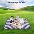 thumbnail image 3 of Taotique 80"x 80" Picnic Blanket Extra Large, Waterproof and Foldable Beach Blanket, 3-Layer Outdoor Blanket for Camping, Park, Beach, Grass, Lawn, Indoors, 3 of 8