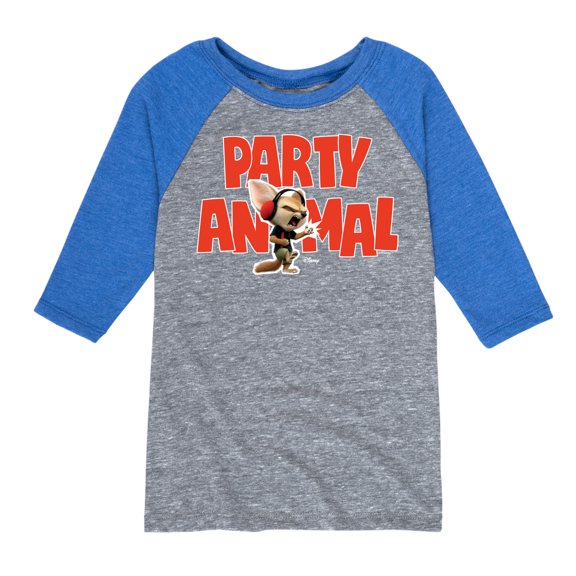 Disney Zootopia - Party Animal  - Toddler & Youth Raglan Graphic T-Shirt