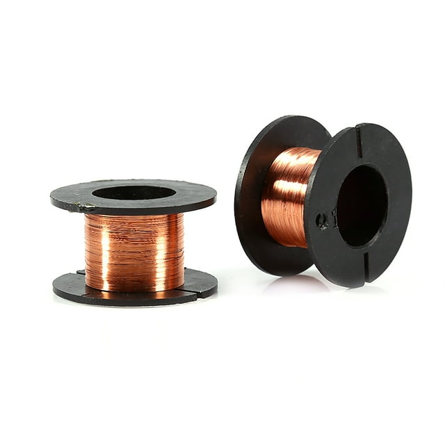 KIMISS Fil de Cuivre Émaillé, 5 Pcs 0.1mm 12m Fil de Cuivre Émaillé Fil de Réparation Émaillé