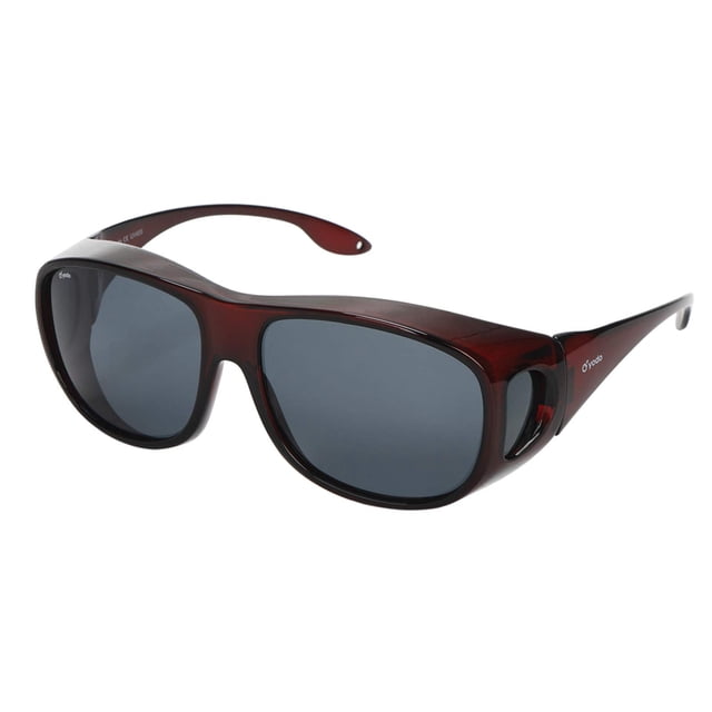 Gafas de sol polarizadas Yodo para usar sobre lentes, color burdeos