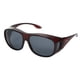 thumbnail image 1 of Gafas de sol polarizadas Yodo para usar sobre lentes, color burdeos, 1 of 8
