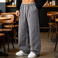 thumbnail image 7 of CQONEPT Big and Tall Straight Leg Pants for Mens Casual Work Lightweight Breathable Pant Drawstring Fall Winter Outdoor Trousers with Pockets Gray L, 7 of 7