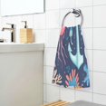 thumbnail image 3 of Yayeee 100% Cotton Hand Towels for Bathroom 16" x 28" Soft Absorbent Kitchen Towel, Blue Anchor, 3 of 7