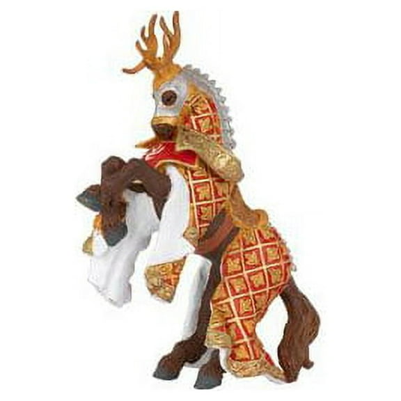 Papo Weapon Master Stag Horse  Hand Painted Figurine - Heirloom Quality Collectible No. 39912