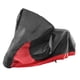 thumbnail image 1 of 2 en 1 Motocicleta Cubierta Lluvia Protector para Cruceros Modelos Negro Rojo, 1 of 1