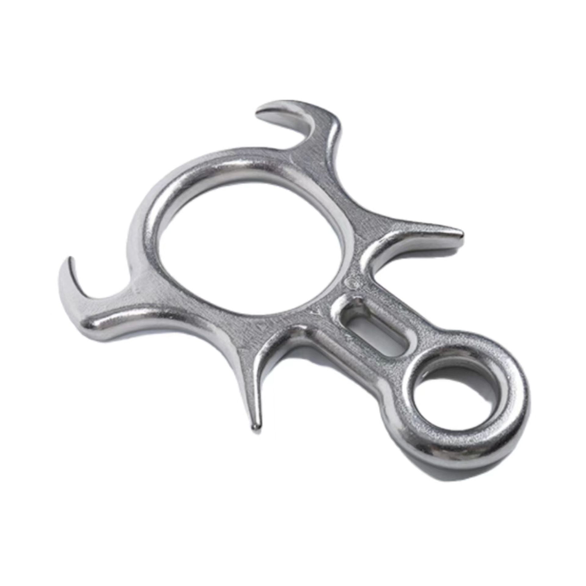 Outdoor Rapid Descent 8 Word Ring Descender High Altitude Slow Descent Protector Climbing Tool Accessories