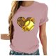 thumbnail image 1 of Blusa suelta estampada con cuello redondo y manga corta para mujer OAVQHLG3B Store  lin121212, 1 of 5