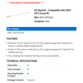 thumbnail image 2 of Oil Dipstick - Compatible with 2005 - 2012 Acura RL - Dorman, 2 of 2