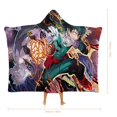 thumbnail image 2 of My Hero Academia Wearable Blanket Cloak Arctic Velvet Hooded Blanket Soft Fuzzy Hoodie Blanket Cape for Adults Kids 60"x80", 2 of 8