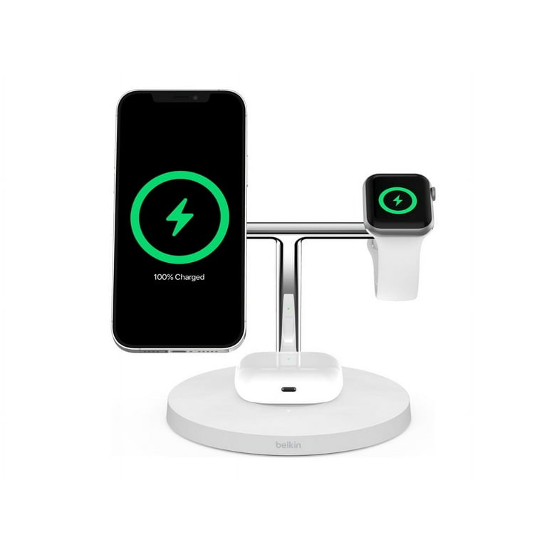Belkin BOOST↑CHARGE™ PRO 2-in-1 Wireless Charger Stand with MagSafe
