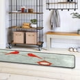 thumbnail image 4 of SKYSONIC 2X6 Feet Cute Red Birds Winter Runner Rug with Rubber Backing, Merry Christmas Non Slip Entryway Rug Runner Washable Soft Area Rug Carpet for Hallway Bedroom Kitchen Decor, 4 of 6