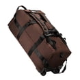 thumbnail image 2 of Bolso de lona con ruedas Bolsa de prenda enrollable grande Mochila por la noche portátil para la playa Bolsa de almacenamiento de campamento Marrón, 2 of 8