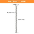 thumbnail image 2 of Uxcell 5Pcs Wire Diameter 0.02", OD 0.12", Free Length 1.97" 304 Stainless Steel Coil Mechanical Compressed Spring, 2 of 7