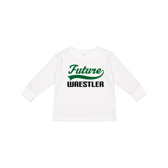 Inktastic Future Wrestler Boys Long Sleeve Toddler T-Shirt