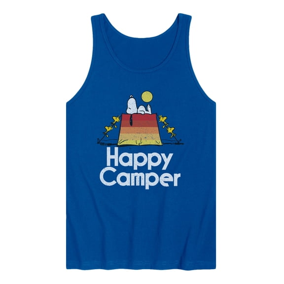 Peanuts - Happy Camper Graphic Tank Top