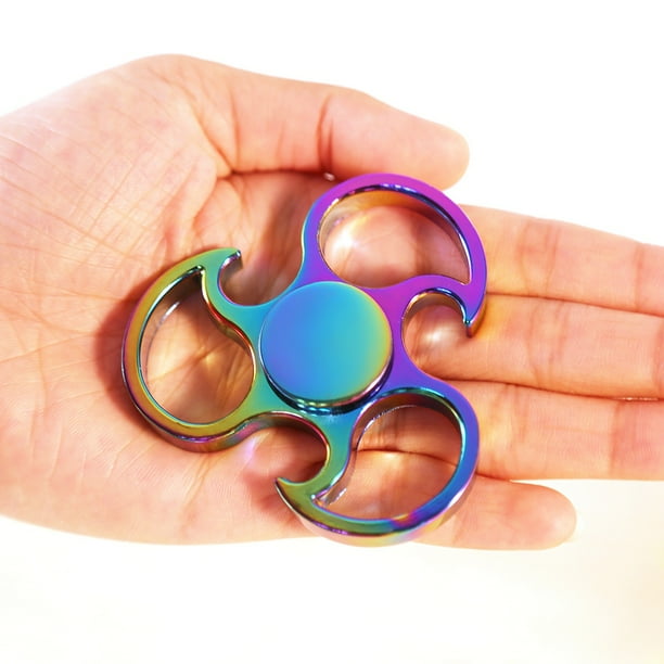 Spinner Antiestrés Magnético Con Clic – Juguete Giratorio De Aleación De Zinc Para Adultos Y Adolescentes – Relajación Y Concentración Al Instante