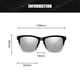 thumbnail image 3 of Gafas de sol deportivas polarizadas para hombres y mujeres, para conducir, pescar, andar en bicicleta y correr, con estuche para gafas, TAC+PC, 3 of 6