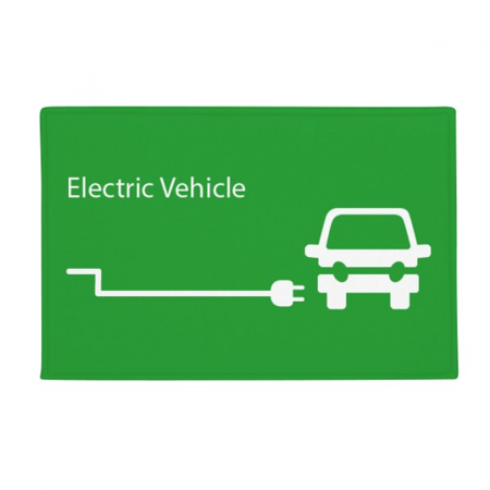 Charging Plug Energy Vehicles Protect Environment Ground Mat Non Slip Floor Bathroom Door Rug Carpet