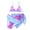 A-Purple269, variant on Hihipz Swimming Suit For Little Girls Color Block Three Piece Bikini Quick Dry Big Girl Beach Bathing Suit,Sizes 5-6