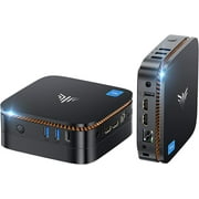 KAMRUI Mini PC, 12th Gen Intel Alder Lake-N100, 16Go DDR4 512Go M.2 SSD 4K/2xHDMI/WiFi 5/BT 4.2/Gigabit Ethernet