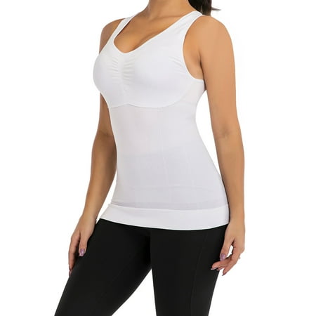 

SHCKE Women Shapewear Tummy Control Molded Cup Cami Underwear Vest