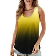thumbnail image 1 of UPPADA Camisoles d'Été pour Femmes à Imprimé Floral, Col Ras du Cou, Sans Manches, Chemises Décontractées à Ourlet Fluide, Jolis T-Shirts, Chemises Coupe Ample, Hauts Confortables Multicolores, 2TG, 1 of 7