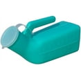 thumbnail image 4 of 2 Pack Green 32oz./ 1000ml Thick Firm Male Urinal Urine Bottle with Replacement Lids, 4 of 10