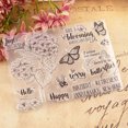 thumbnail image 3 of Seitruly Stamping Seal Exquisite Office Supplies Transparent DIY Tool Ornaments Decorations Stamper Kit Card Making Scrapbooking Type3 NO3, 3 of 6