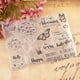 thumbnail image 5 of Methold Sello de estampado, múltiples patrones, herramienta para hacer tarjetas transparentes, Kit de impresiones, raspador, adornos para Suministros de escritura y corrección, 5 of 6