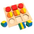 thumbnail image 1 of Tablero de descomposición de formas geométricas Montessori Early Learning, 1 of 4