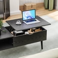 thumbnail image 5 of CONCETTA Modern Lift-Top Coffee Table for Living Room - Adjustable Height Convertible Center Table with Storage, Espresso Finish, Black, 5 of 9