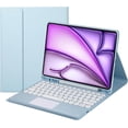 thumbnail image 1 of Touch Keyboard Case foriPad Air 13-inch (M3)2025, (M2)2024 with Pencil Holder - Magnetically Detachable Touch Bluetooth Keyboard, 1 of 7