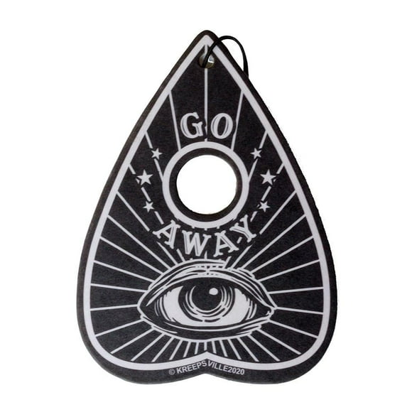 kreepsville 666 Hanging Car Air Freshener Spooky Scent (Go Away Ouija Planchette)