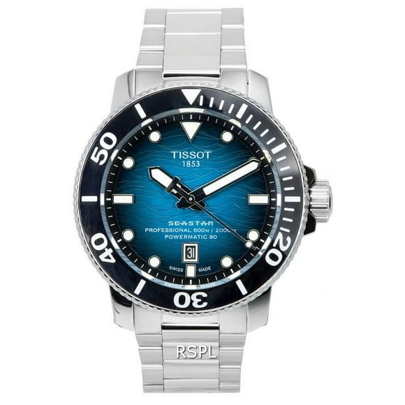 Tissot Seastar 2000 Professional Powermatic 80 Diver's T120.607.11.041.00 T1206071104100 600M Men's Watch