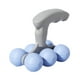 thumbnail image 2 of Rodillo de masaje corporal de 360 ​​grados para mujeres y hombres, silencioso, práctico y portátil. Azul, 2 of 8