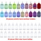 thumbnail image 2 of Juego de botellas de viaje Duufin con soporte para desinfectante de manos, 40 piezas, 2 of 7