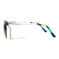 thumbnail image 3 of SA106 Womens Half Rim Chic Cat Eye Designer Sunglasses Blue, 3 of 4