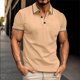 thumbnail image 1 of pstuiky Camisas de manga corta para hombre, Blusa de manga corta transpirable con cuello vuelto y botones de colores lisos para hombre camisas casuales para hombre xl, 1 of 6