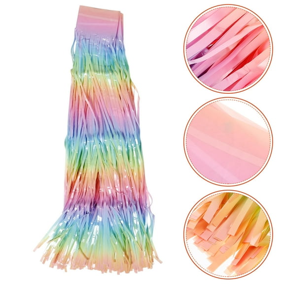 HONMEET Large Plastic Table Skirt for Parties and Events, Easy to Clean, Multi-Use Table Cover Decoration