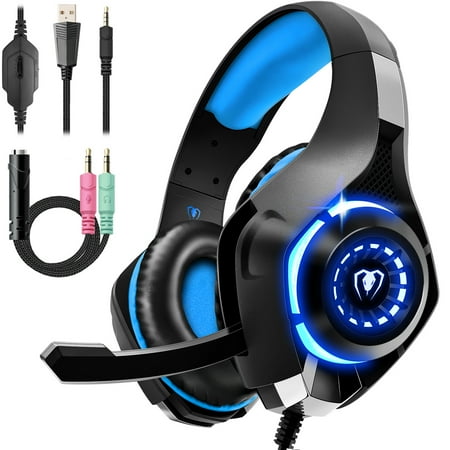 Beexcellent Gaming Headset with Microphone for PS4 PS5 Xbox One PC 7.1 Surround Sound