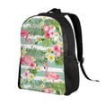 thumbnail image 2 of Fotbe Tropical Flamingo Travel Laptop Backpack, Business Slim Sturdy Laptops Backpack, Water Resistant College School Computer Bag Gift for Men & Women Fits 15.6 Inch Notebook, 2 of 8