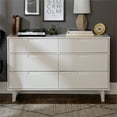 thumbnail image 4 of Poignée à 6 Tiroirs Commode en Bois - Blanc, 4 of 7