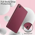 thumbnail image 3 of JETech Case for Samsung Galaxy Tab A9 8.7-Inch 2023, Soft TPU Tri-Fold Stand Protective Tablet Cover (Wine), 3 of 6