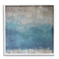 thumbnail image 4 of Stupell Industries Paint Drip Hatched Blue Abstract Modern Ombre Painting White Framed Art Print Wall Art, Design by Judi Bagnato, 4 of 5
