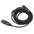thumbnail image 3 of Cable de extensión USB 3.0 Negro 16.4 pies 5 Gbit por segundo Cable de extensión USB activo USB macho a hembra para teclado Hub Mouse, 3 of 10