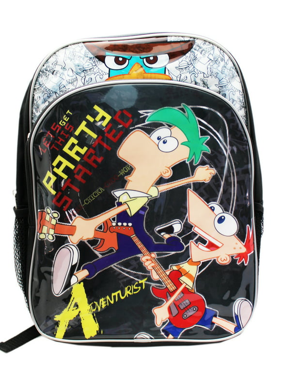 Disney Phineas and Ferb Backpack Let's Get this party started