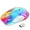 Blue, variant on Wireless Mouse, Customizable Mouse Shell, Rechargeable with 9-Color Backlight, 1400 DPI, 2.4G USB, 5 Buttons, Long Battery Life, Wide Compatibility for PC, Laptop, Mac, PS5, and Tablet(Pink)