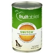 Fruitables Switch Pumpkin Pet Food Transition Dog & Cat Supplement, 15 Oz, 12 Ct