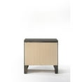 thumbnail image 6 of Wooden Nightstand with Bevel Drawer Front, Gray- Saltoro Sherpi, 6 of 6